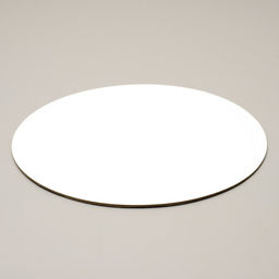 Цена за 20 шт. Подложка кондитерская для торта, круглая, золото - белый, 18 см, 1.5 мм