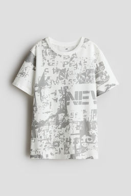 Camiseta de algod?n con motivo estampado - H&m фото 10