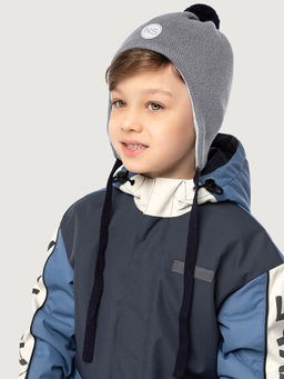 Шапка 11м20726 серый меланж