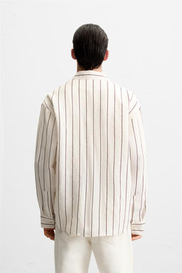 STRIPED FLOWING SHIRT - Zara фото 3