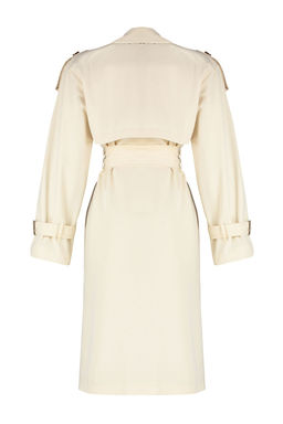 Trendyolmilla Haki Kemerli Ruzgarl?k Detayl? Su Itici Uzun Trenckot TWOSS21TR0005  фото 18