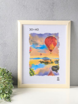 Рамка для фото 30×40 см,, TEMO, мдф, пластиковый экран, слоновая кость