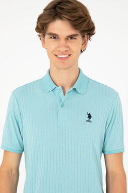 Мужская мятная футболка - U.s. polo assn фото 2