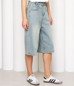 Джинсовые шорты #КТ3256, голубой - Dommod фото 3