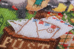 Набор для вышивания PANNA PR-7262 Новогодняя почта 25.5 х 22 см