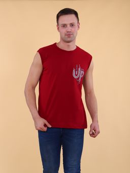 М360 Майка мужская (бордовый) - Иванушка-трикотаж фото 3