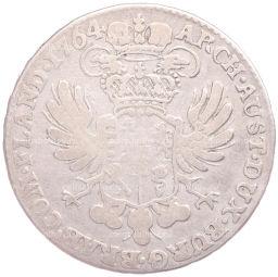 Монета 1/2 кроненталера 1764 года Австрийские Нидерланды
