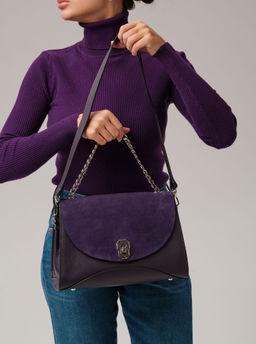 Сумка на плечо Azaro 30837 пыльно-фиолетовый
