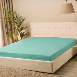 Простыня на резинке Купу-купу, 180х200х20 см, бирюза, трикотаж - Kupu-kupu фото 6