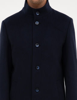 Lacivert Slim Fit Palto - Pierre cardin фото 7