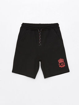 Beli Lastikli Liverpool Bask?l? Erkek ?ocuk ?ort