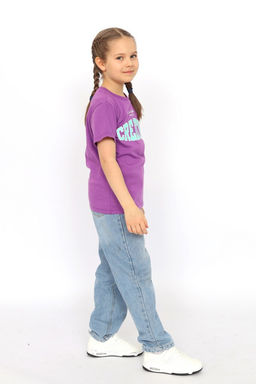 CRB wear/ HSJG 63847-44 Футболка для девочки,фиолетовый/Ex.Cherubino  фото 2