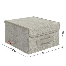 VAL MM-BOX-LS Короб стеллажный с крышкой, малый, 28*30*16 см, MONET MORNING, шт