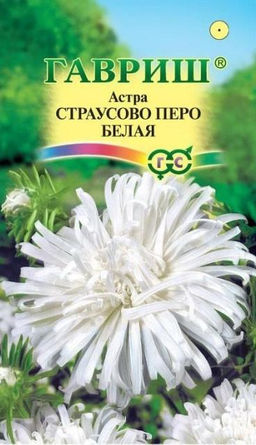 Астра Страусово перо белая 0,3 гр (г)