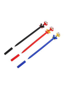 Цена за 2 шт. Ручка гелевая-прикол Курица МИКС