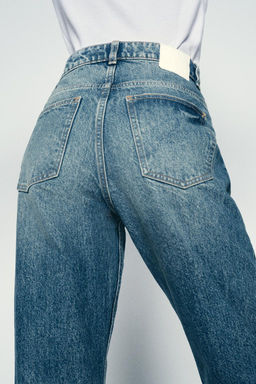 Z1975 RELAXED FIT HIGH-WAIST JEANS - Zara фото 6