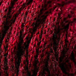 Шнур для рукоделия хлопковый 100% хлопок 4 мм, 50м/140гр (бордовый)