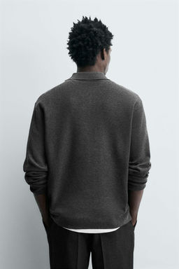POLO PUNTO SOFT / Gris antracita - Zara фото 3