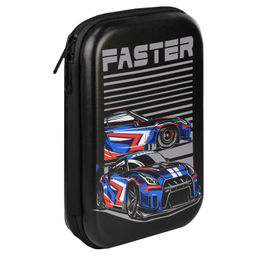 Пенал школьный Феникс+, арт.63017/ 24 ДРИФТ (без наполнения, 21,5х15х4,5 см, искусственная кожа, ЭВА