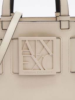 Женский тоут ARMANI EXCHANGE SUSY Артикул 4361378, серо-бежевый  фото 3