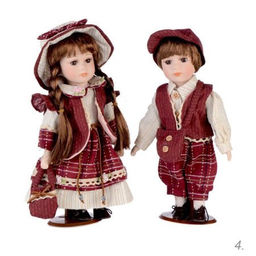 Сувенир коллекционный Мальчик и Девочка 2 штуки набор 31 см / 1213 /уп 24/ - Галеонтрейд фото 5