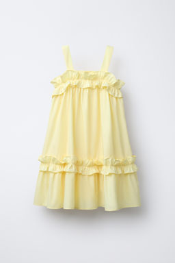 POPLIN RUFFLED DRESS - Zara фото 2