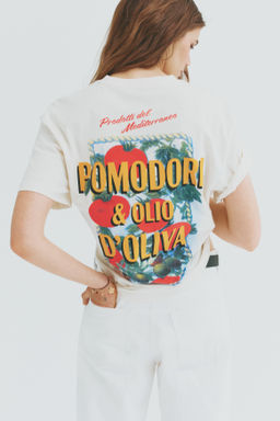 Camiseta oversize estampada - H&m фото 4
