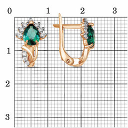 СЕРЬГИ 32111182Р - Красная пресня фото 2