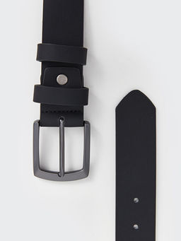 Deri G?r?n?ml? Erkek Kemer - Waikiki фото 3