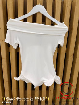 Футболка женская со спущенным плечами - Bruno фото 2