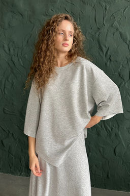 Блузка женская ASY105/01/Серый меланж