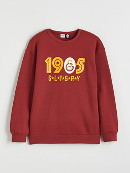 Galatasaray Bask?l? Erkek ?ocuk Kal?n Sweatshirt