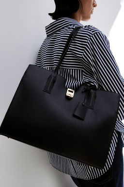 Bolso shopper rectangular