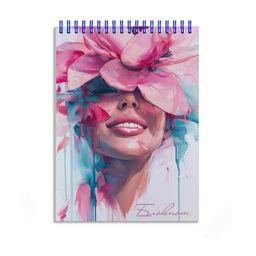 Цена за 3 шт. Блокнот арт. 69243 ДЕВУШКА-ЦВЕТОК