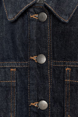 DENIM JACKET WITH POCKETS ZW COLLECTION - Zara фото 7
