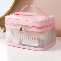 Kristaller Косметичка Washbag suitcase, розовый фото 2