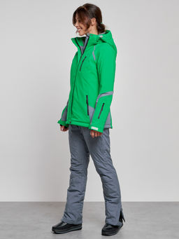 Горнолыжный костюм женский зимний зеленого цвета 02316Z - Chunmai фото 2