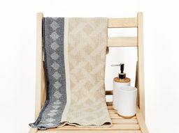 Полотенце 18С310-ШР/у. 45*65 "Абстракция-2" цв. 4 рис. 354 синий