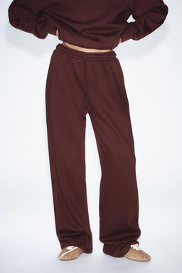STRAIGHT PLUSH TROUSERS - Zara фото 2