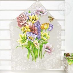 К-т полотенец Аромат 50*60 см. - 3 шт. рогожка хлопок 100%