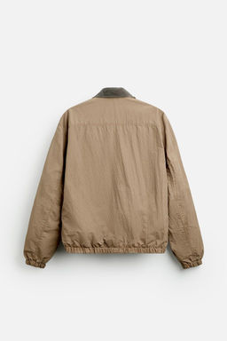 JACKET WITH CONTRAST COLLAR - Zara фото 7