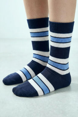 2-PACK OF LONG STRIPED SOCKS - Zara фото 12