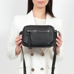 Женская кожаная сумка Richet 2742LN 376 Черный