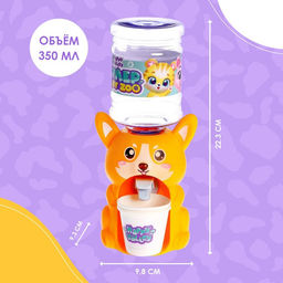 Кулер детский для воды Baby zoo Корги, 350 мл - Happy valley фото 3