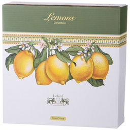 НАБОР ТАРЕЛОК ОБЕДЕННЫХ LEFARD ЛИМОНЫ 2 ШТ. 26,5 СМ  фото 2