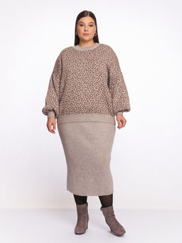 Юбка вязаная UB38266BRW19