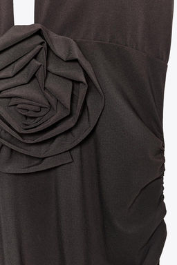 HALTERNECK DRESS WITH FLOWER - Zara фото 8