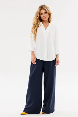 Блуза AmberA 1093-1 молоко  фото 2