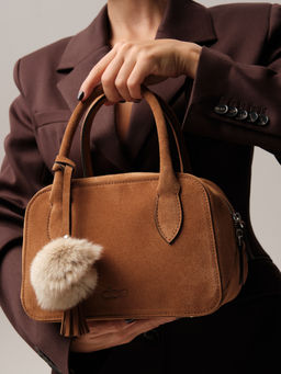 Замшевая сумка Polly DBR 31348 светло-коричневый