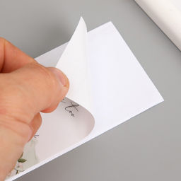 Наклейка - открытка бумага Спасибо. Чайные розы, набор 50 шт., 10?5 см